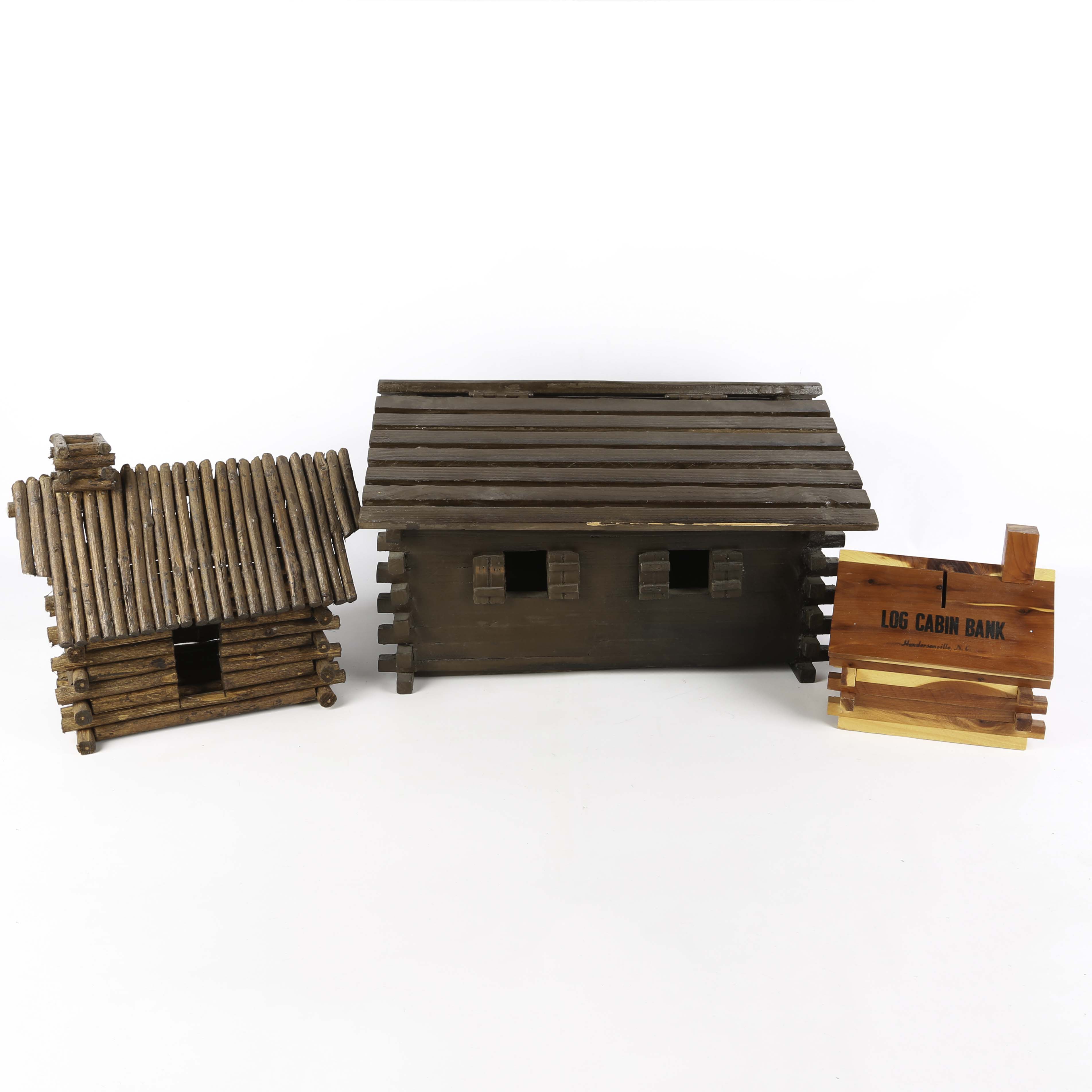 Handcrafted Miniature Log Cabins Ebth