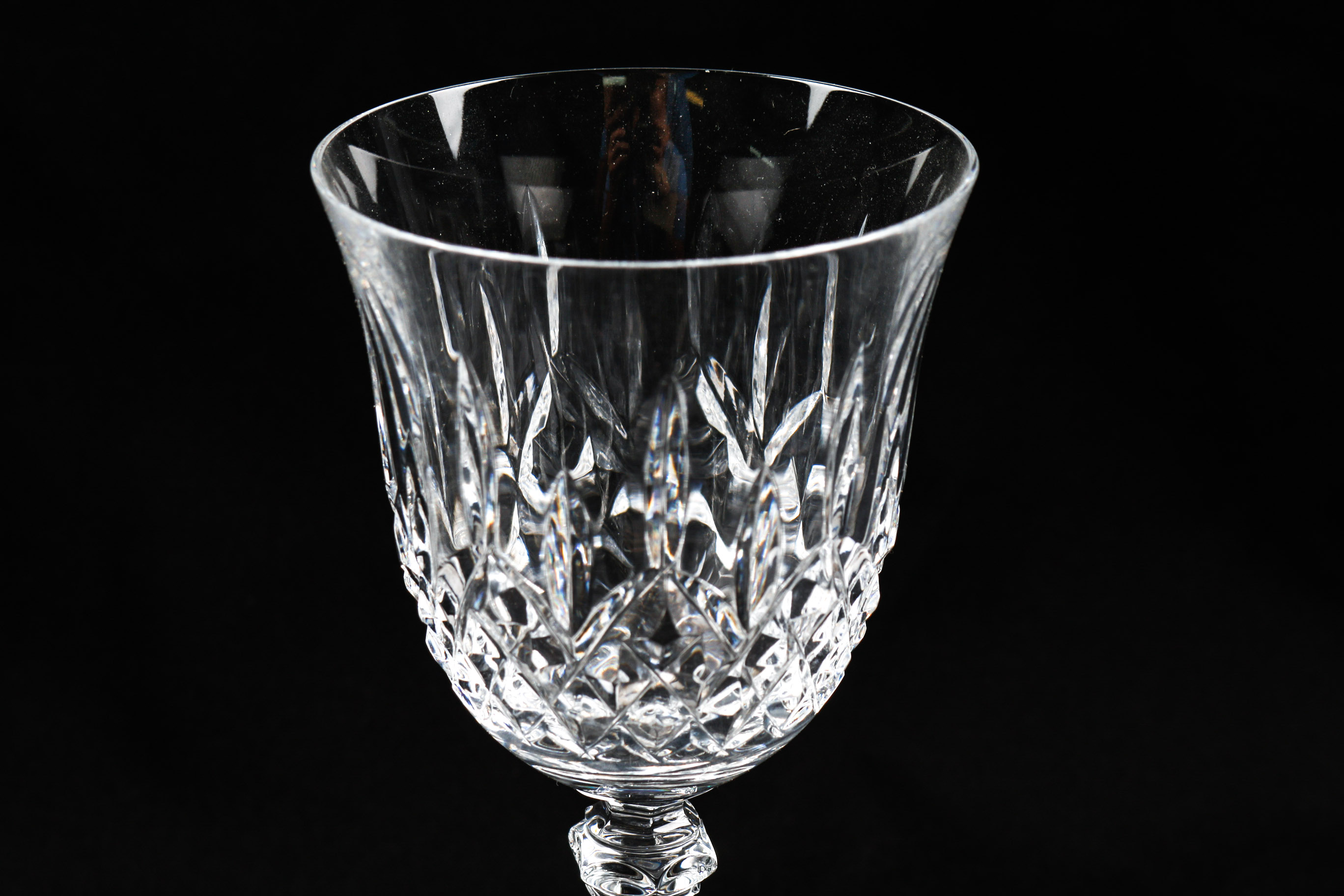 Twelve Galway Crystal Wine Glasses EBTH
