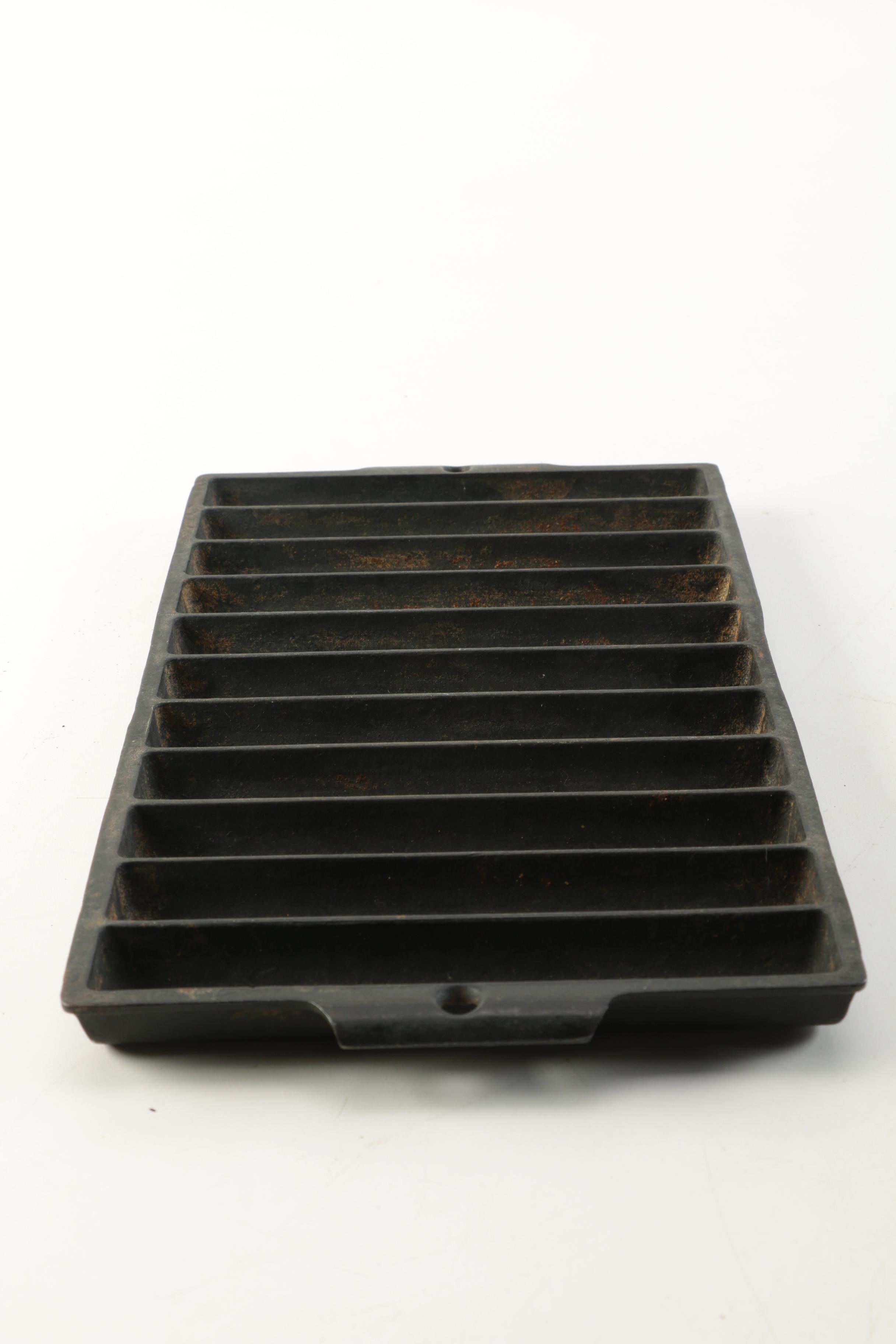 Vintage Griswold Erie 954 No. 22 Cast Iron Corn Bread Pan EBTH