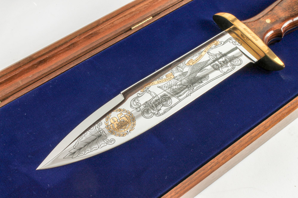 HarleyDavidson 85th Anniversary Knife by Buck Knives EBTH