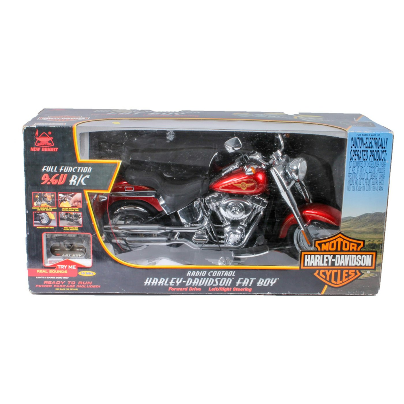  Remote  Control  Harley  Davidson  Fat  Boy  Toy Motorcycle  by 