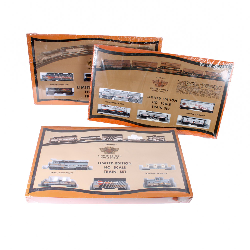 Collection of HOScale HarleyDavidson Model Trains EBTH