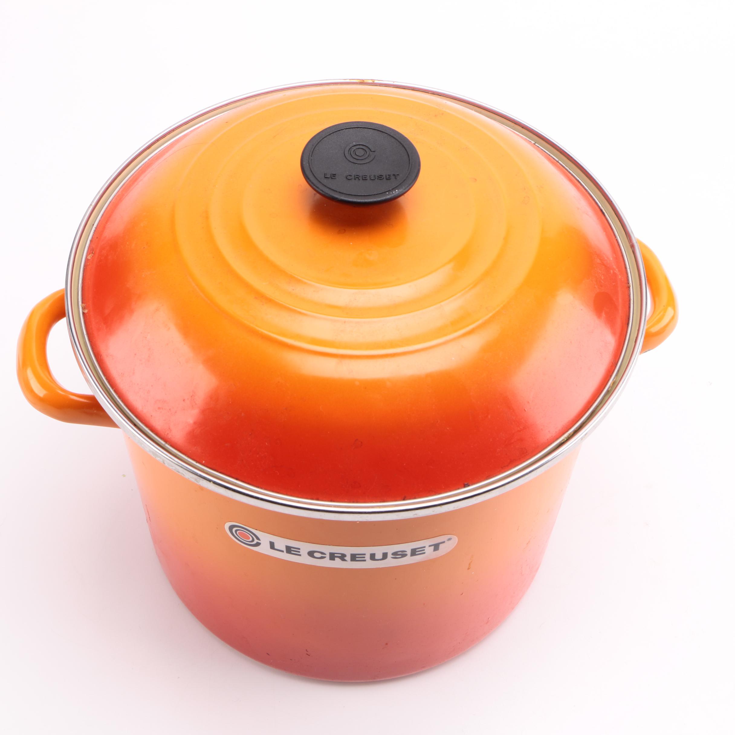 Le Creuset Enameled Steel Stock Pots EBTH