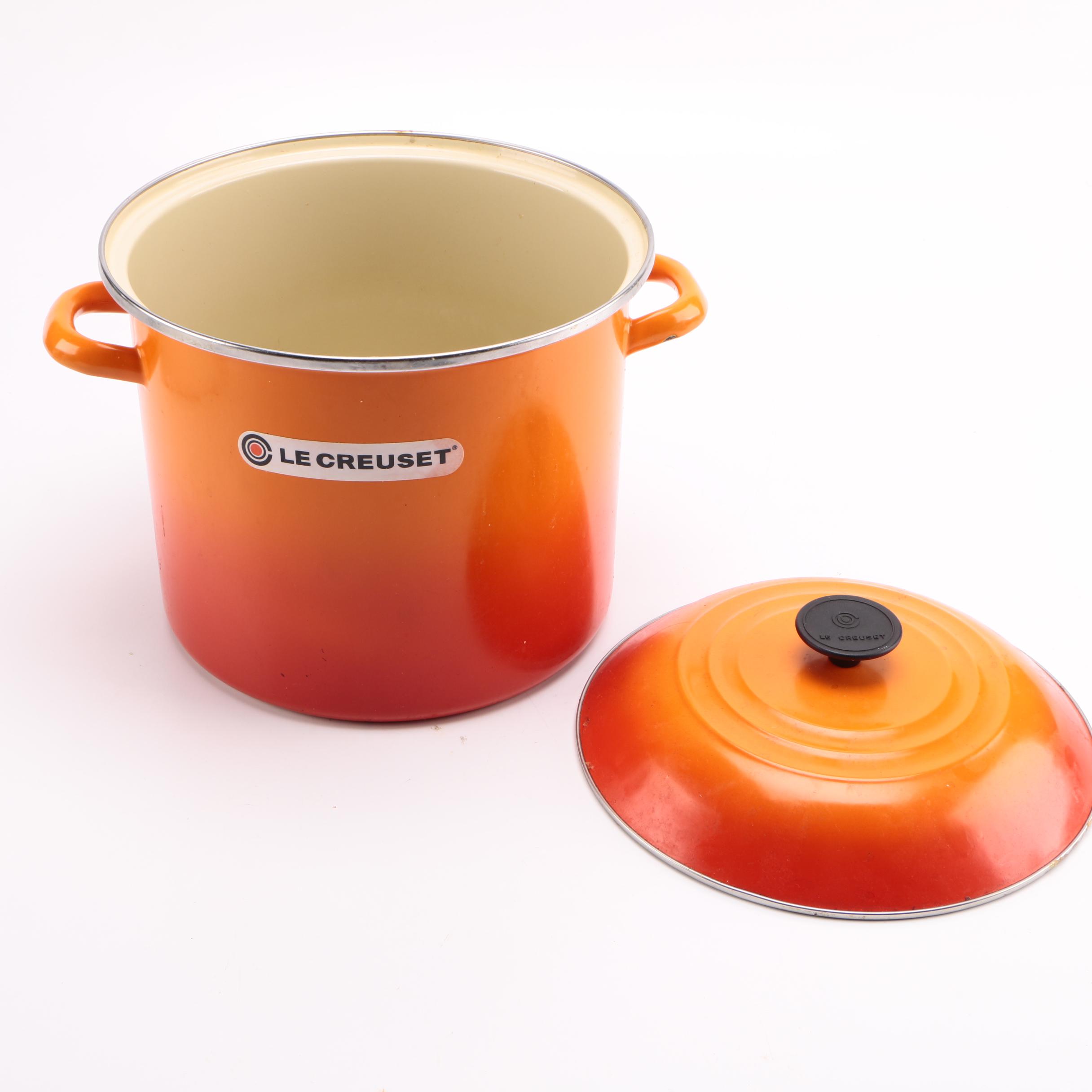Le Creuset Enameled Steel Stock Pots EBTH