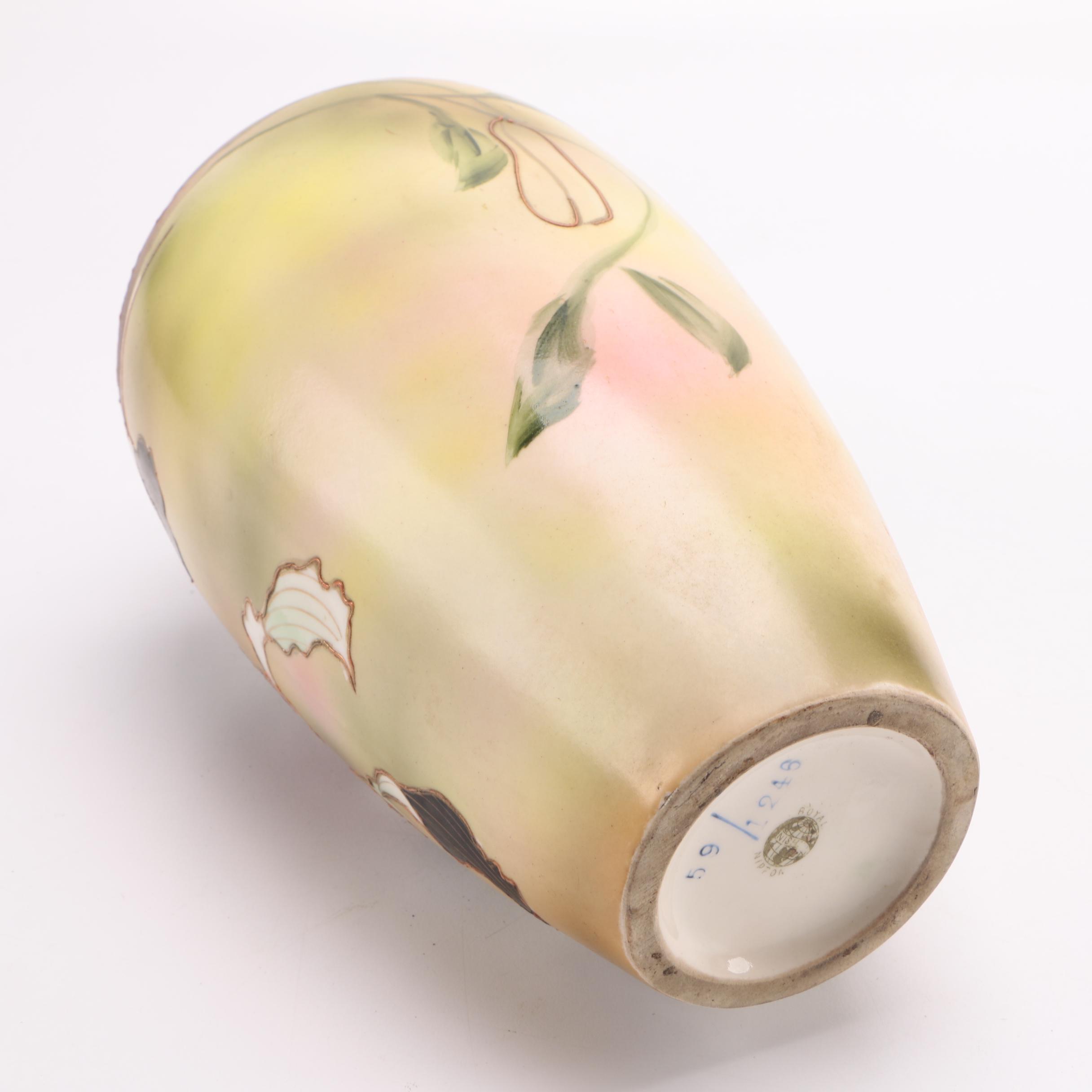 Royal Nippon HandPainted Vase EBTH