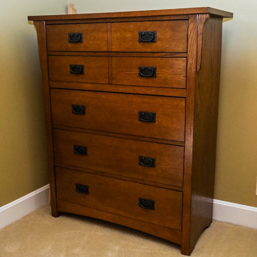 Mission Style Oak Chest Of Drawers Mission Style Oak Chest Of Drawers