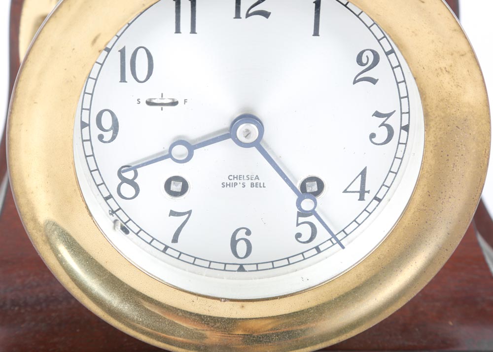 Chelsea Ship's Bell Mantel Clock EBTH