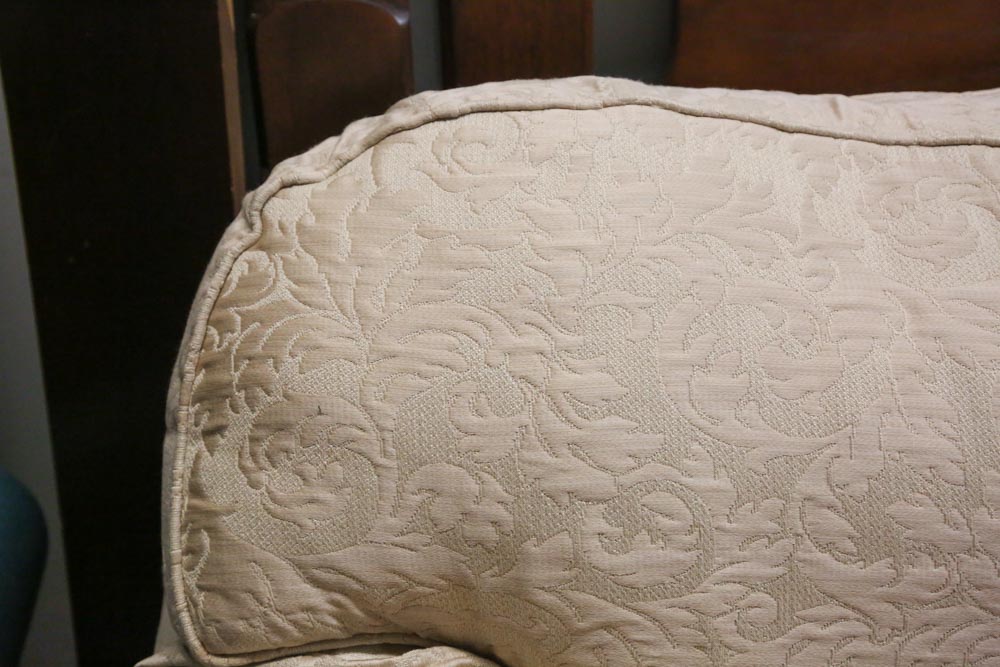 Damask Upholstered Sofa by Taylor King EBTH