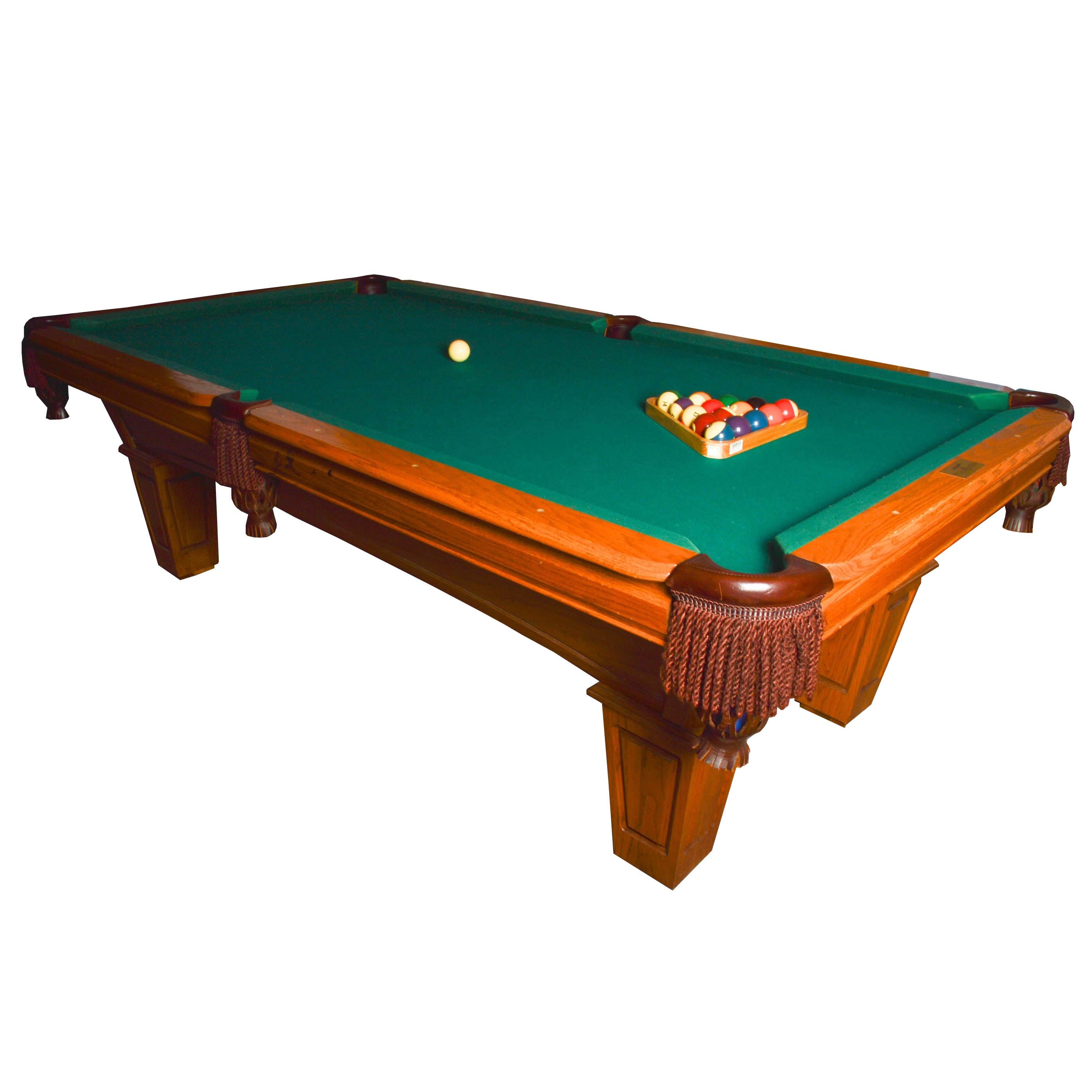 AMF PlayMaster Oak Pool Table EBTH