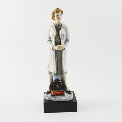 Limited Edition Female Doctor Porcelain Figurine EBTH