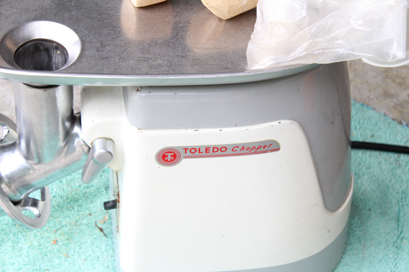Vintage Toledo Chopper Electric Meat Grinder EBTH