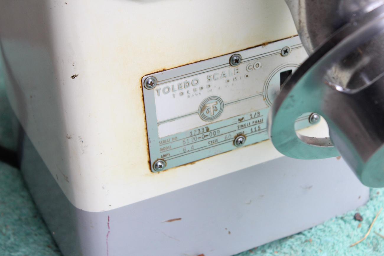 Vintage Toledo Chopper Electric Meat Grinder EBTH