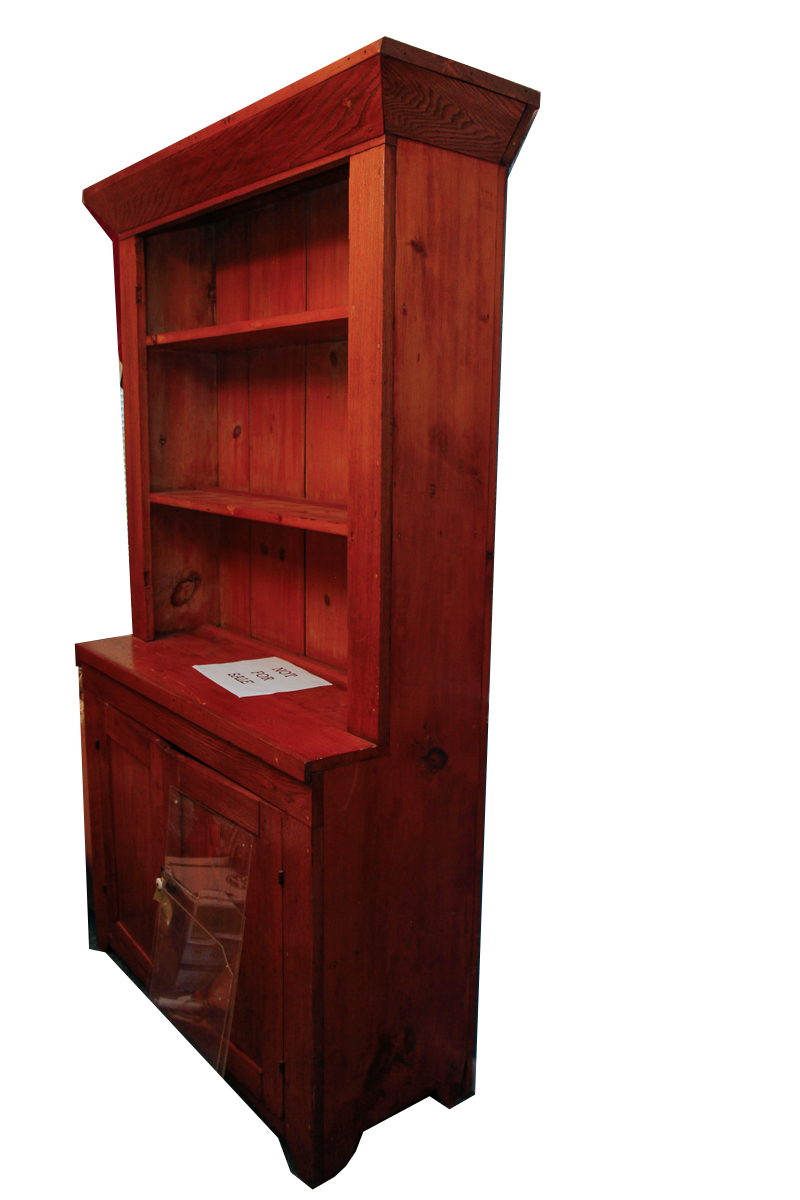 Late 19th to Early 20th Century Oak Stepback Cupboard EBTH