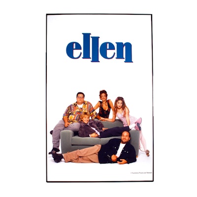 Framed "Ellen" Poster Autographed by Joely Fisher