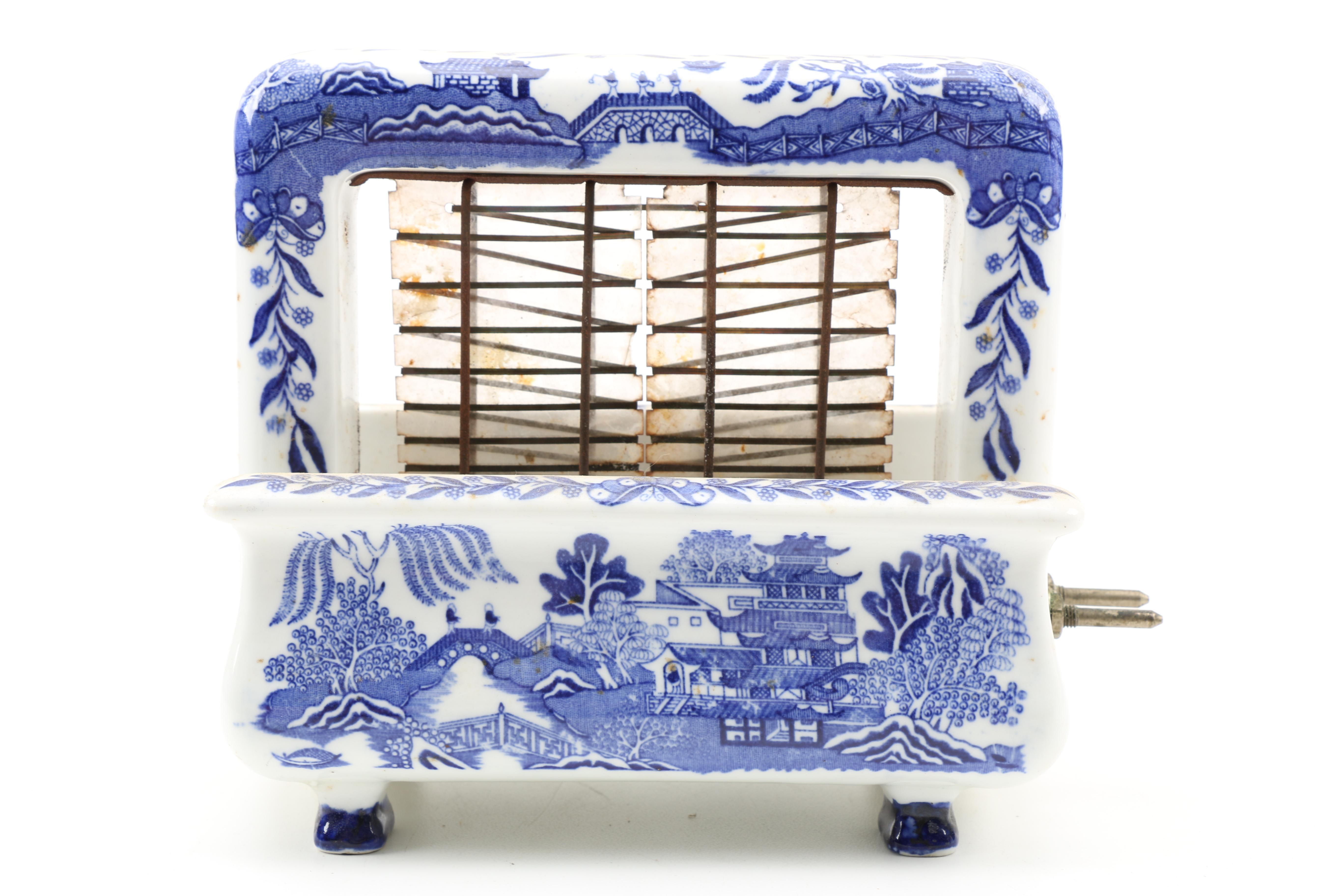 Vintage "Blue Willow" Toastrite Electric Toaster EBTH