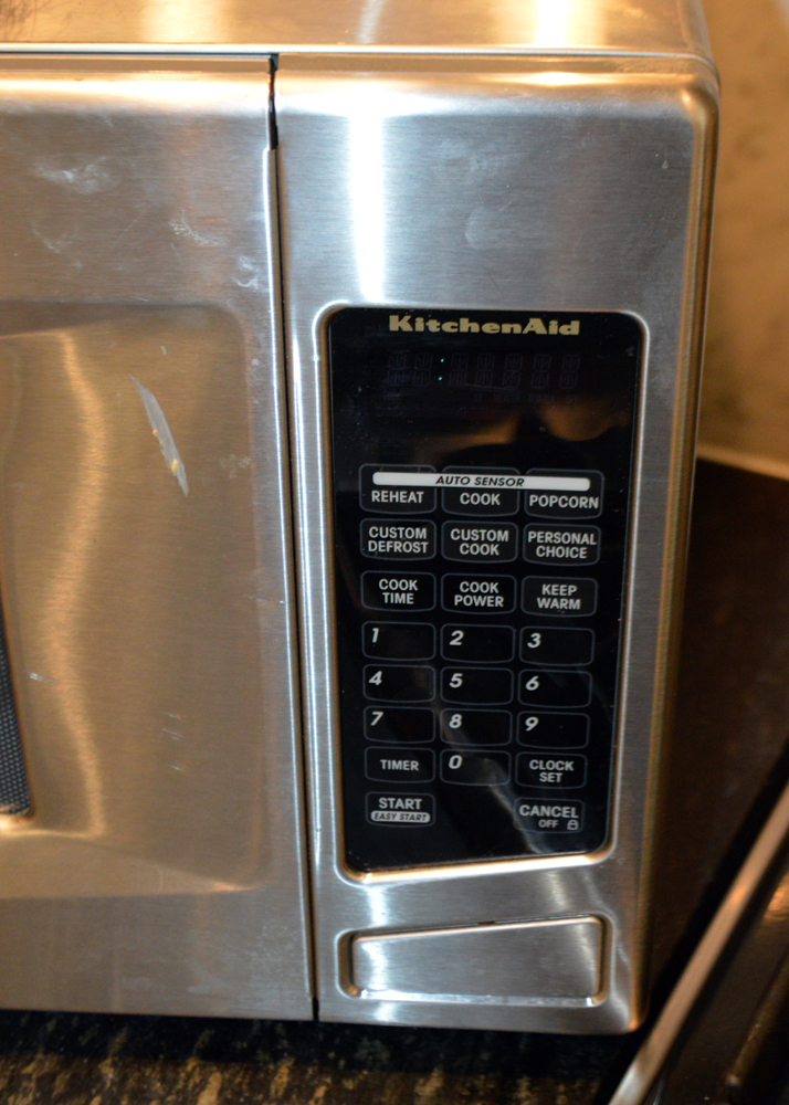 Stainless Steel Kitchen Aid Microwave EBTH