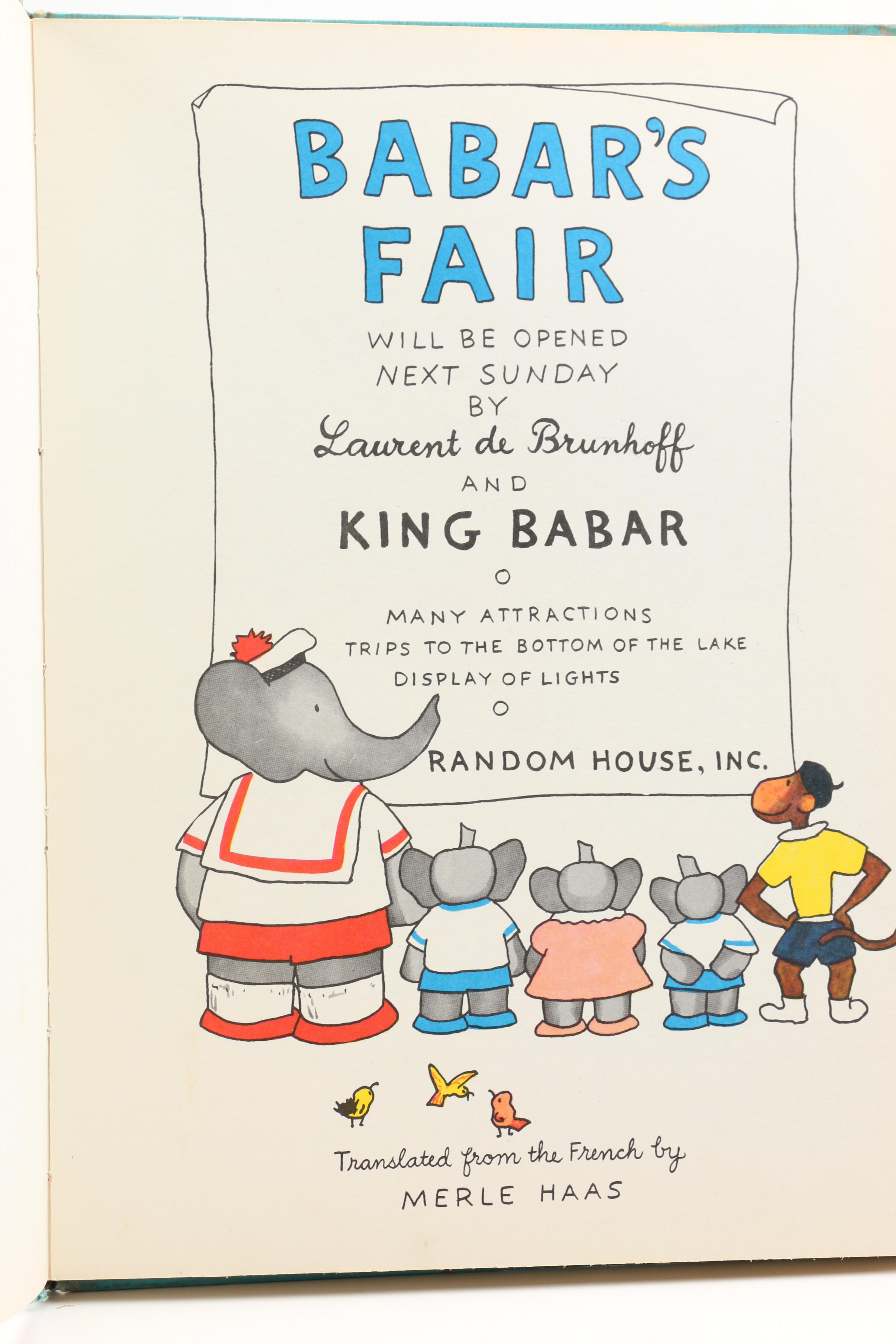 Vintage "Babar the Elephant" Children's Books EBTH