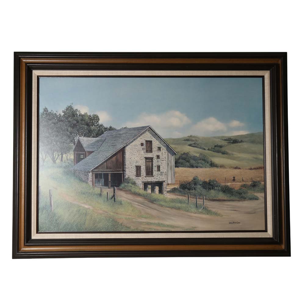 James Peter Cost Giclee Print on Board EBTH