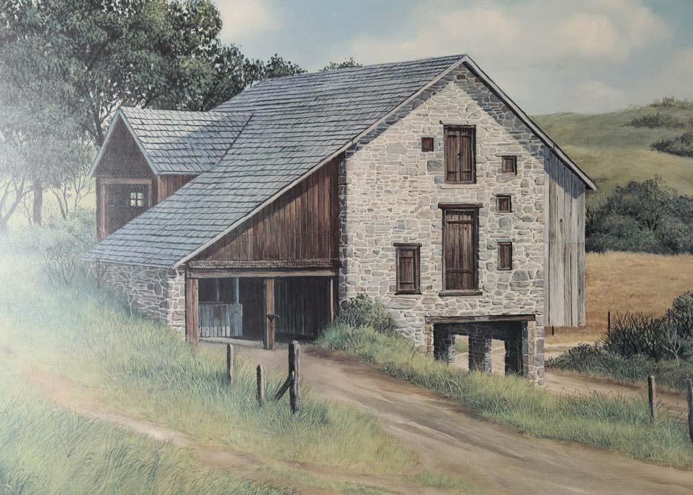 James Peter Cost Giclee Print on Board EBTH