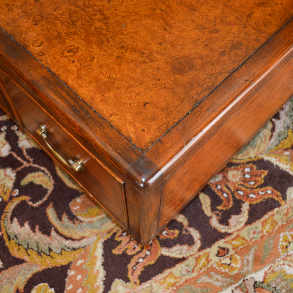 "Ernest Hemingway Collection" Burl Coffee Table by Thomasville EBTH