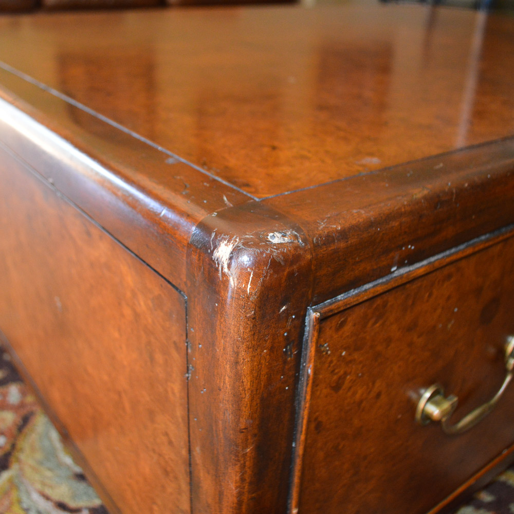 "Ernest Hemingway Collection" Burl Coffee Table by Thomasville EBTH