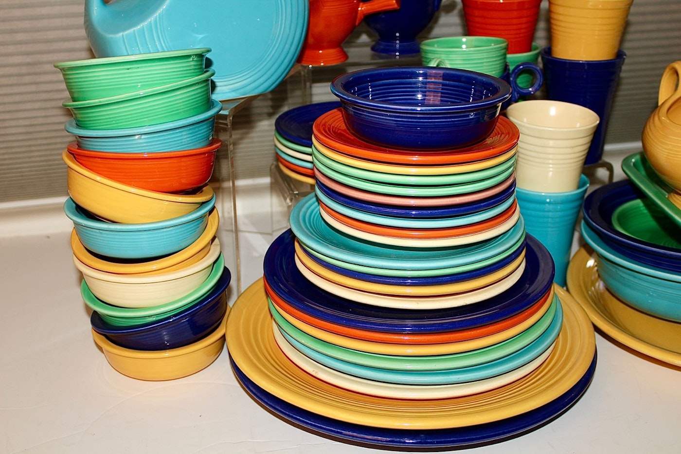 Generous Assortment Of Vintage Original Fiesta Pottery Dinnerware EBTH generous-assortment-of-vintage-original-fiesta-pottery-dinnerware-ebth