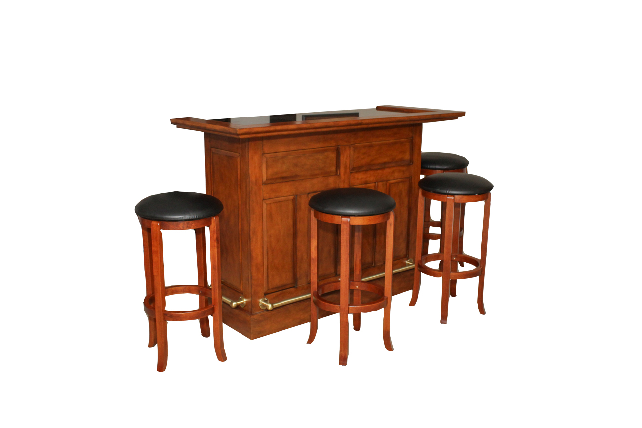 FreeStanding Bar With Four Stools EBTH