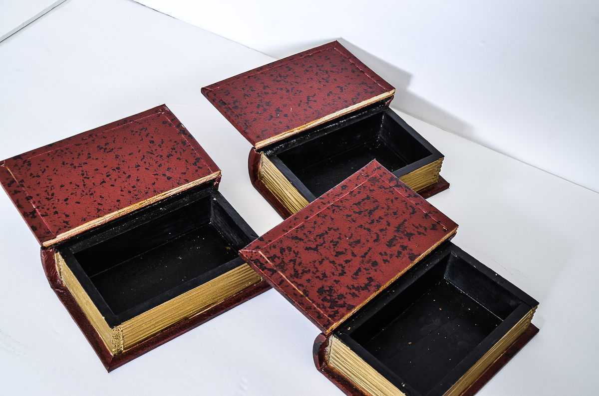 Faux Book Storage Boxes EBTH