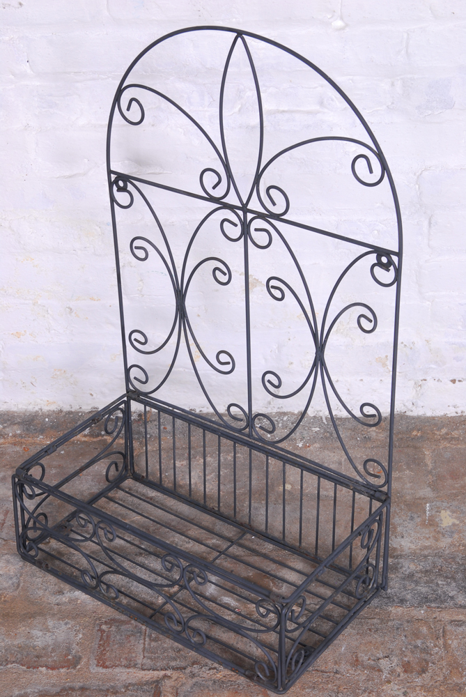 Two Wrought Iron Wall Racks EBTH