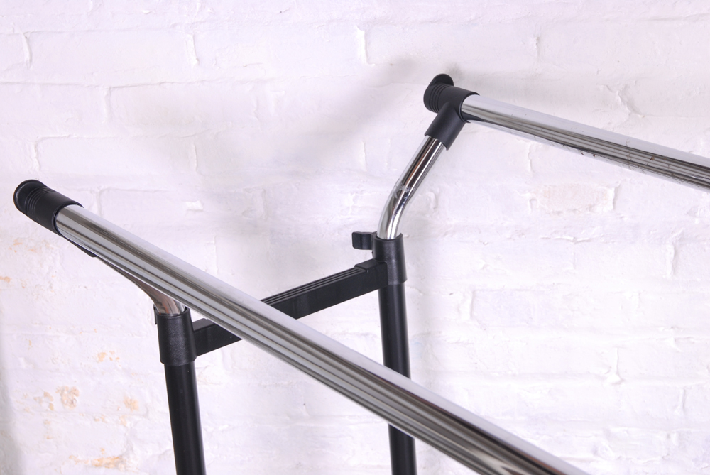 Portable Double Clothes Rack EBTH