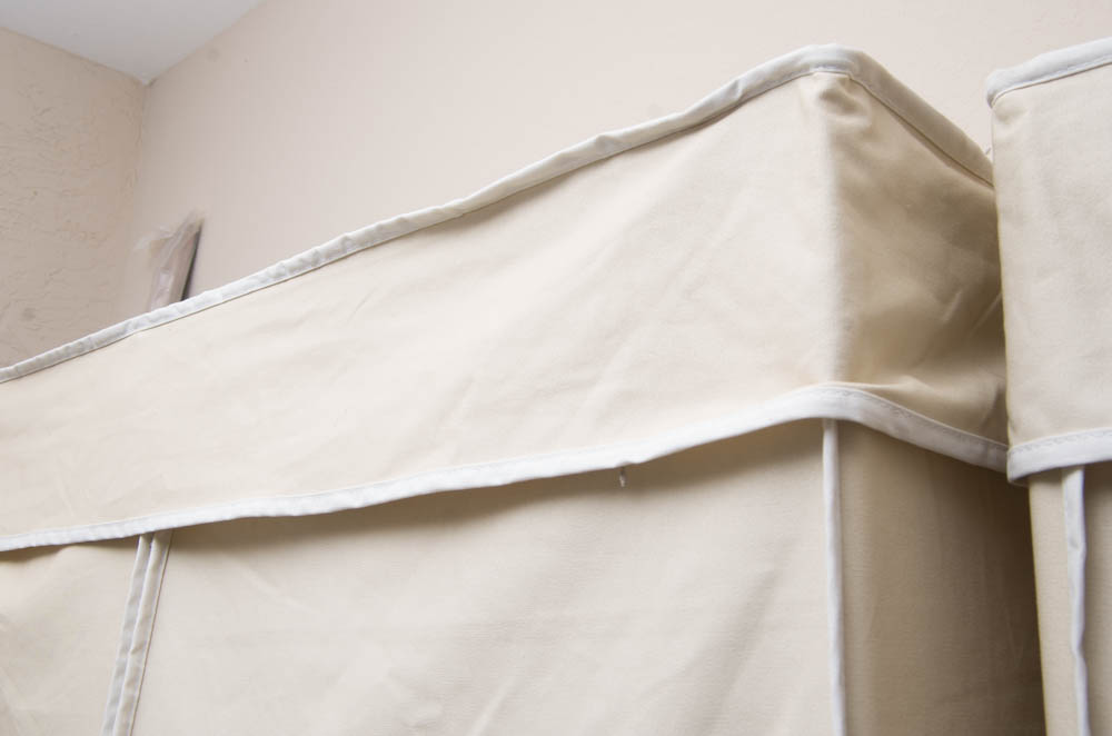 InterMetro Clothes Rack With Canvas Cover EBTH