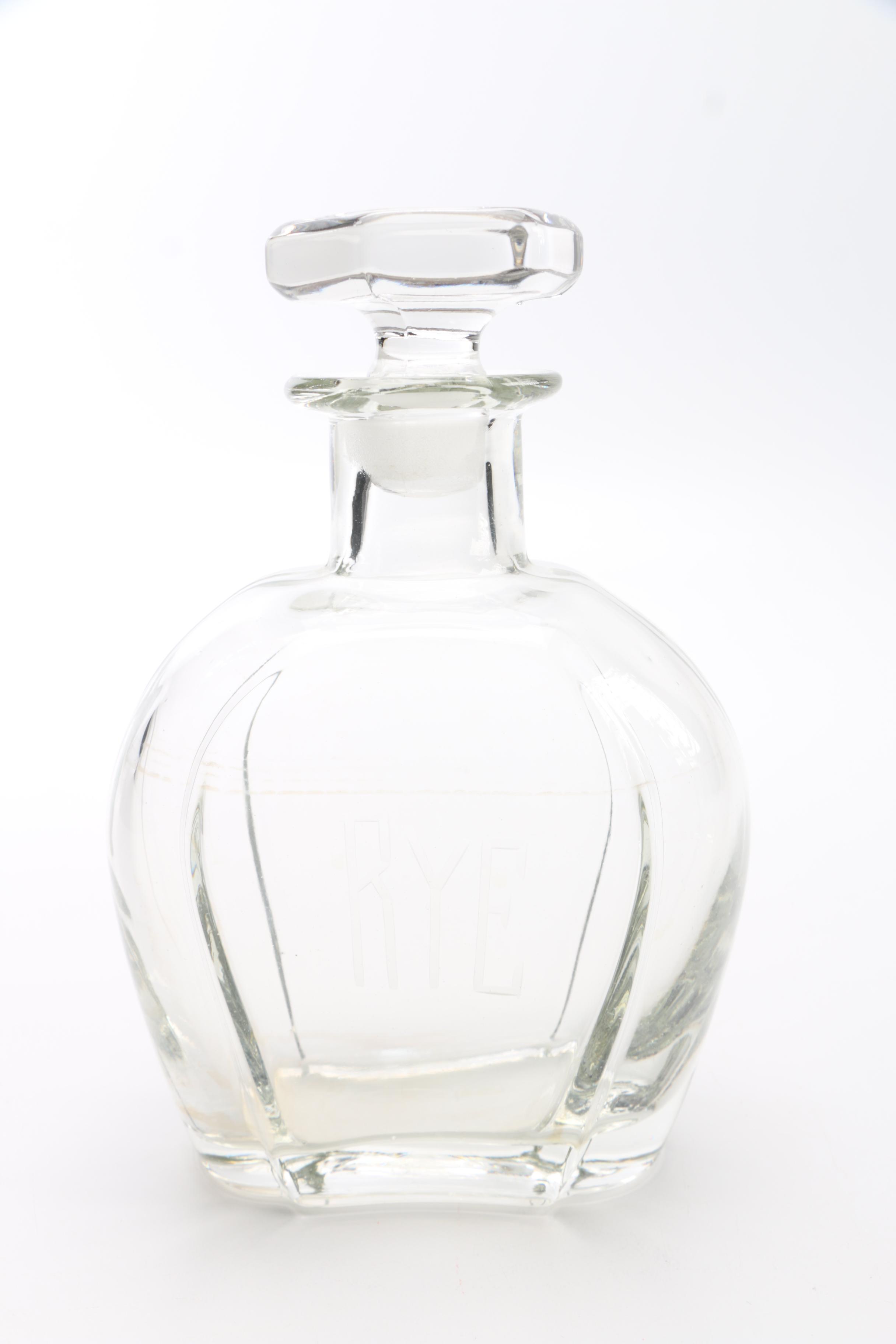 Clear Liquor Bottles EBTH