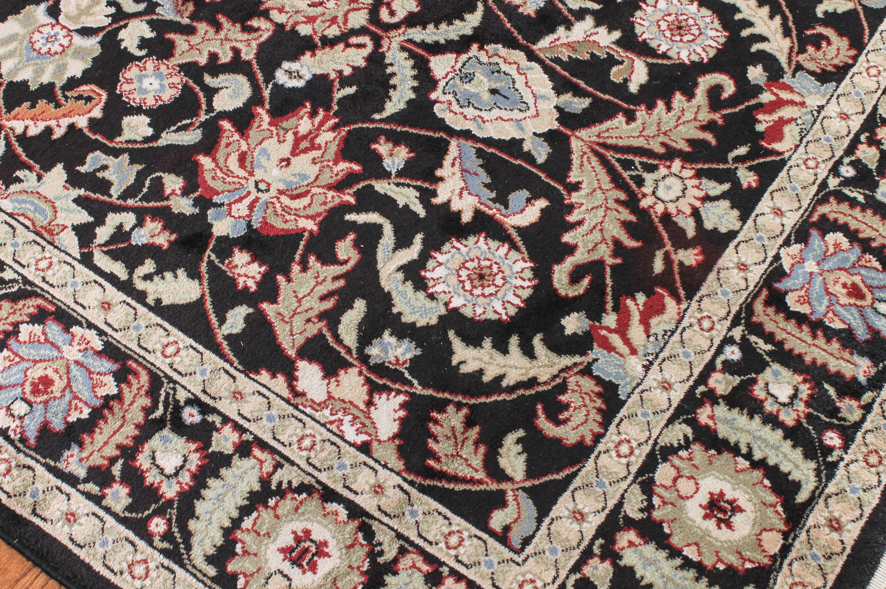 Belgian Karastan Palazzo "Verona Black" Area Rug EBTH