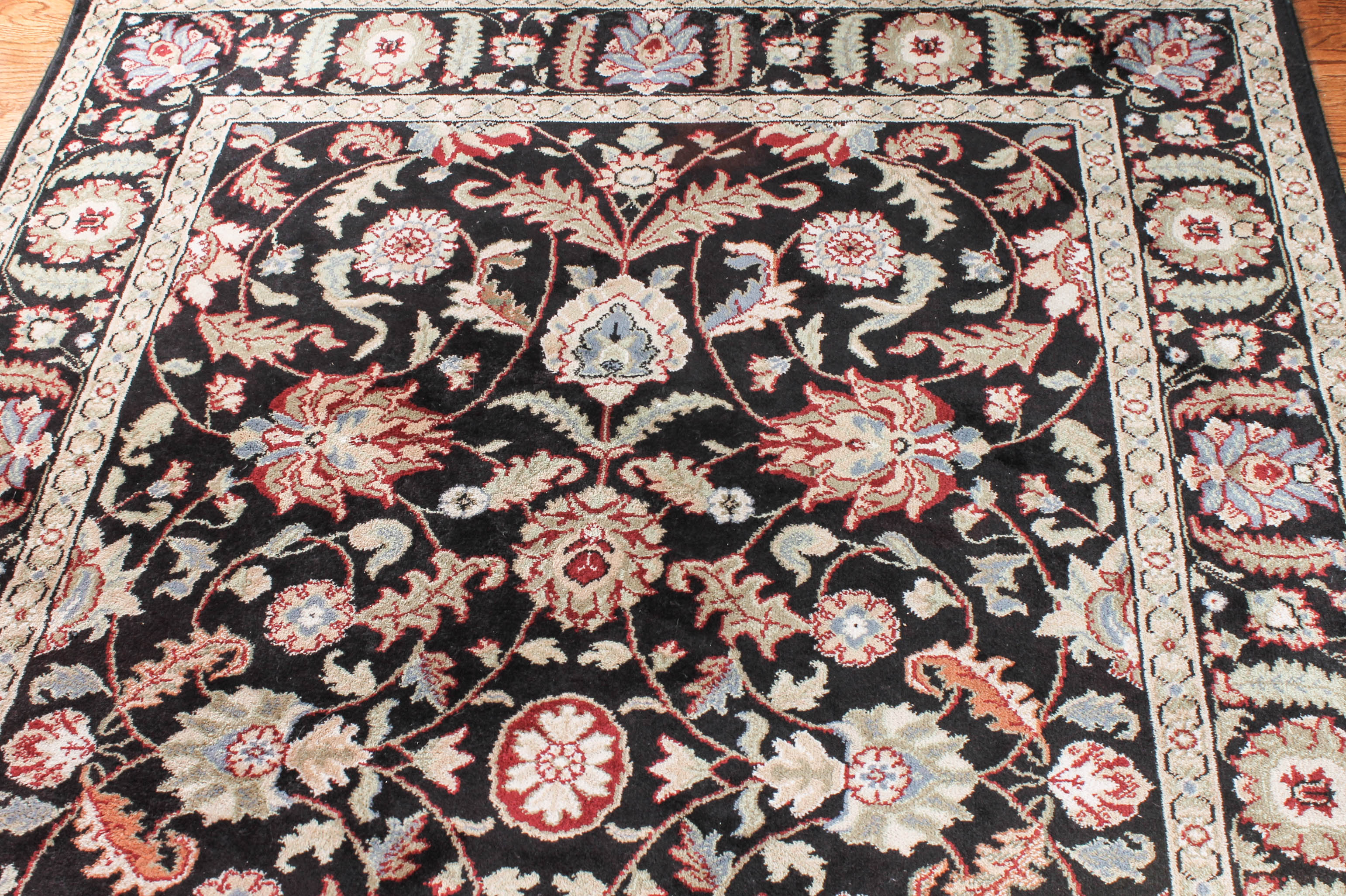 Belgian Karastan Palazzo "Verona Black" Area Rug EBTH