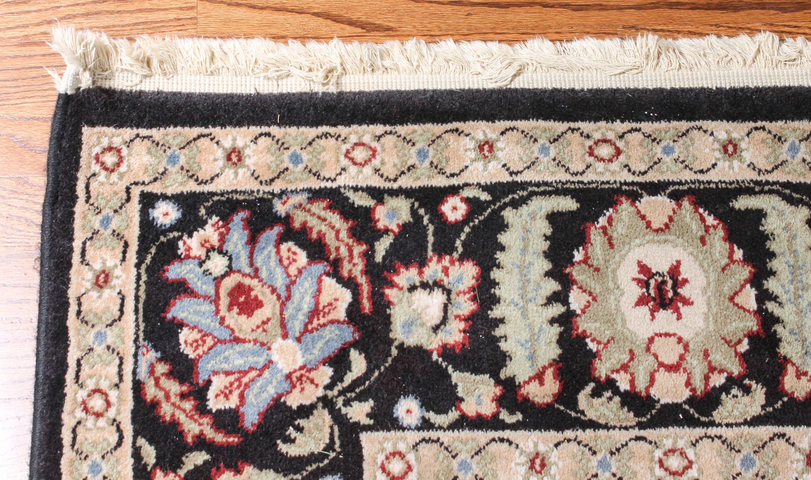 Belgian Karastan Palazzo "Verona Black" Area Rug EBTH