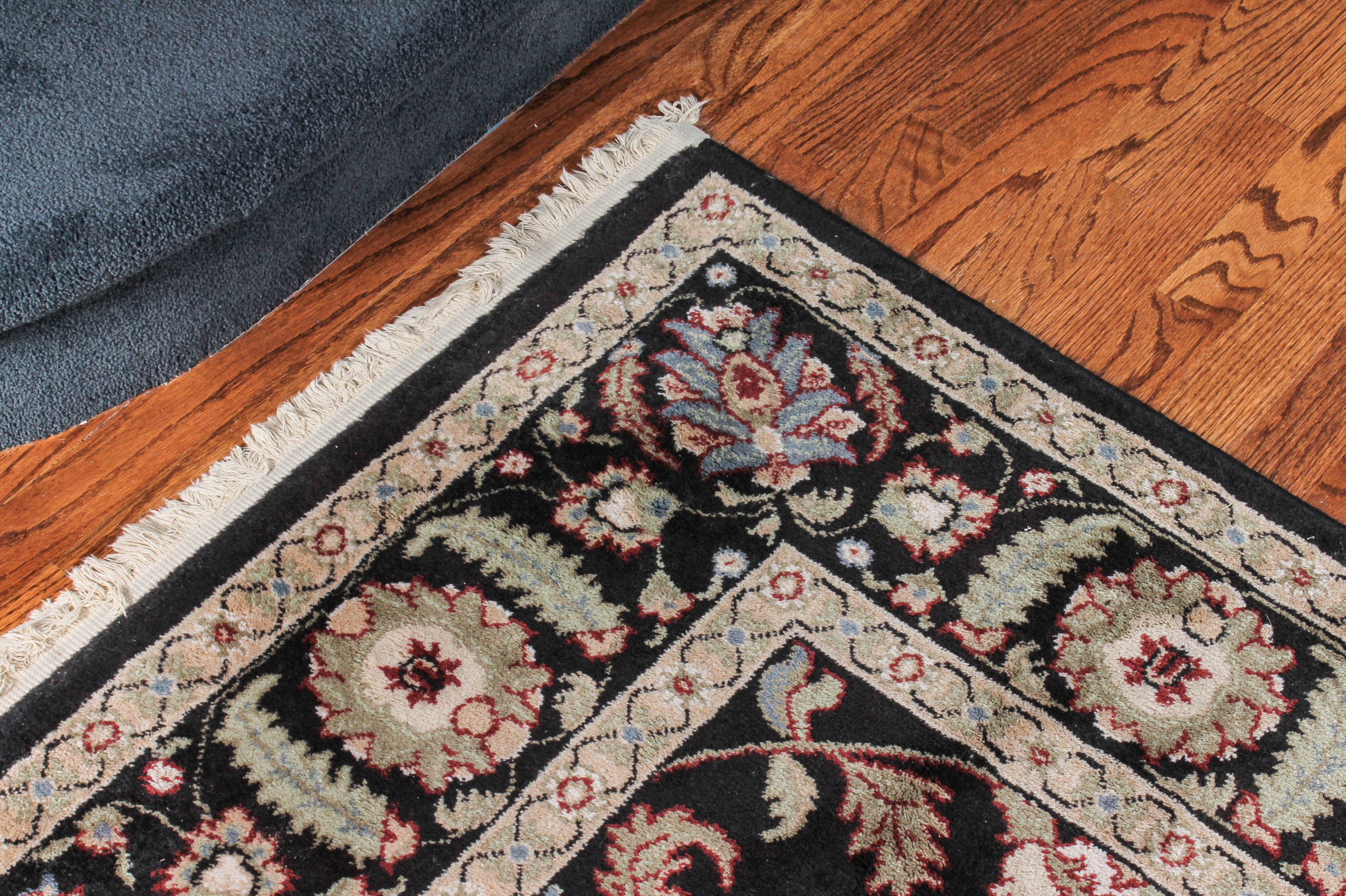 Belgian Karastan Palazzo "Verona Black" Area Rug EBTH
