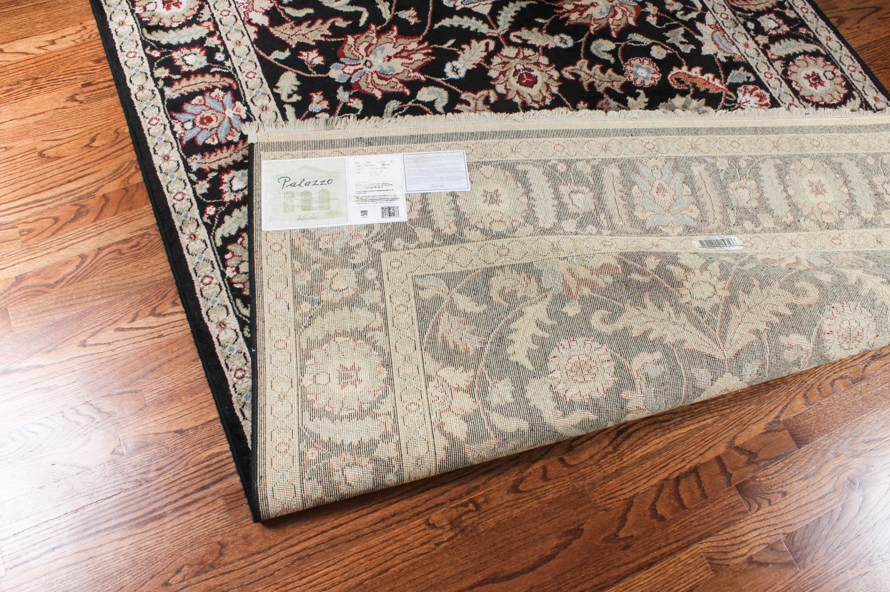 Belgian Karastan Palazzo "Verona Black" Area Rug EBTH