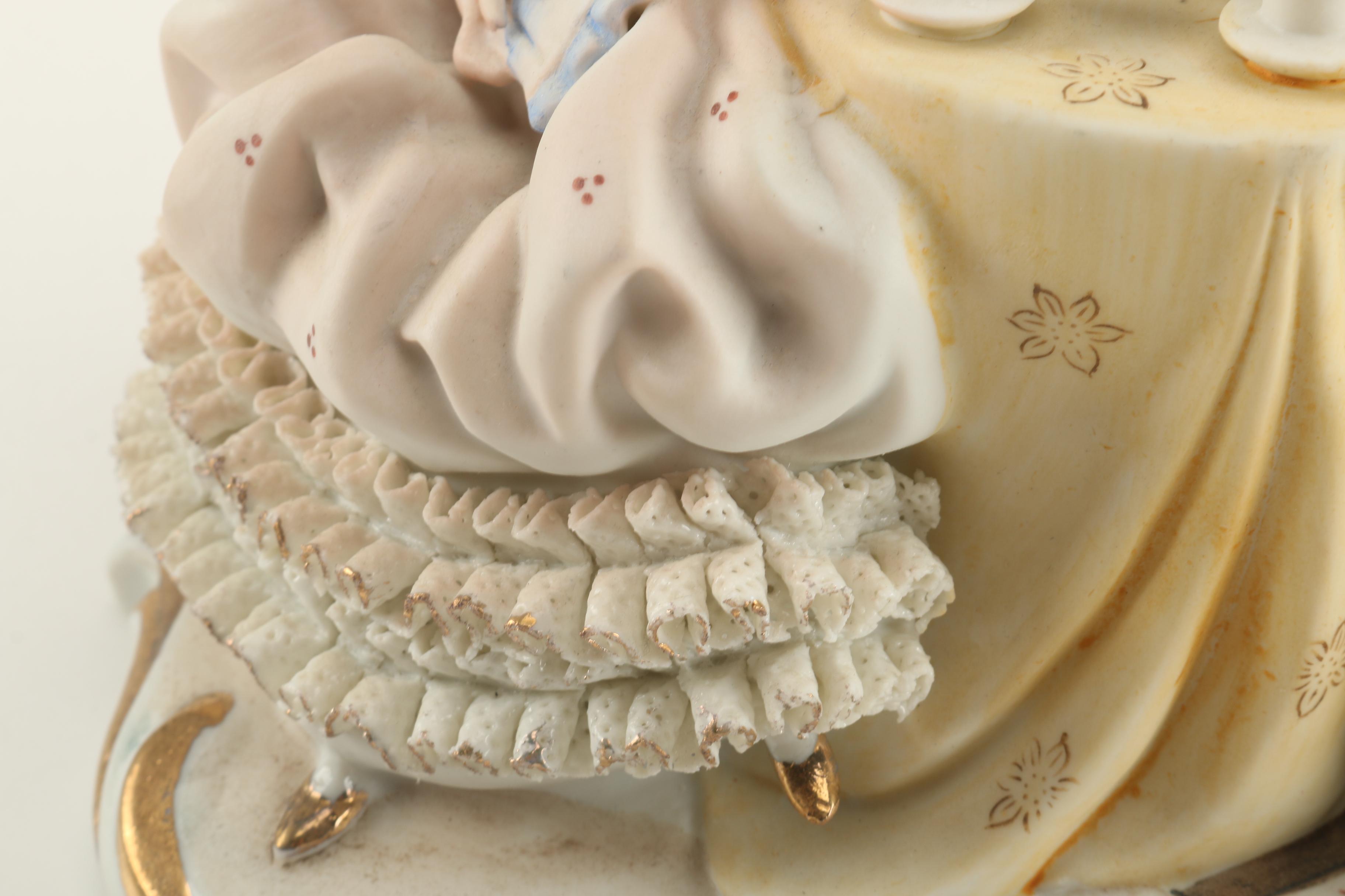 Selection of Bisque Porcelain Figurines EBTH