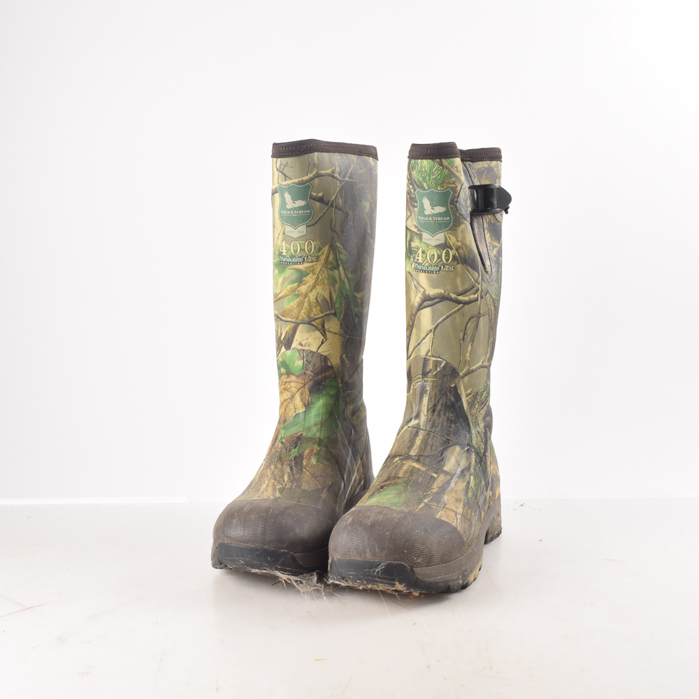 field and stream rubber hunting boots