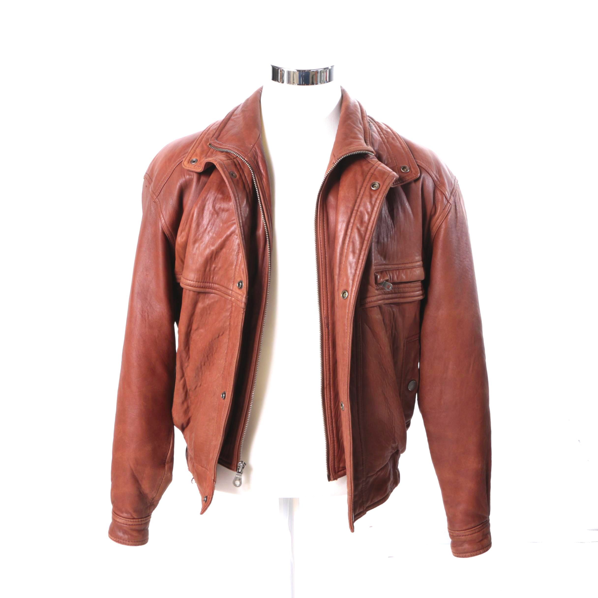 colebrook & co leather jacket