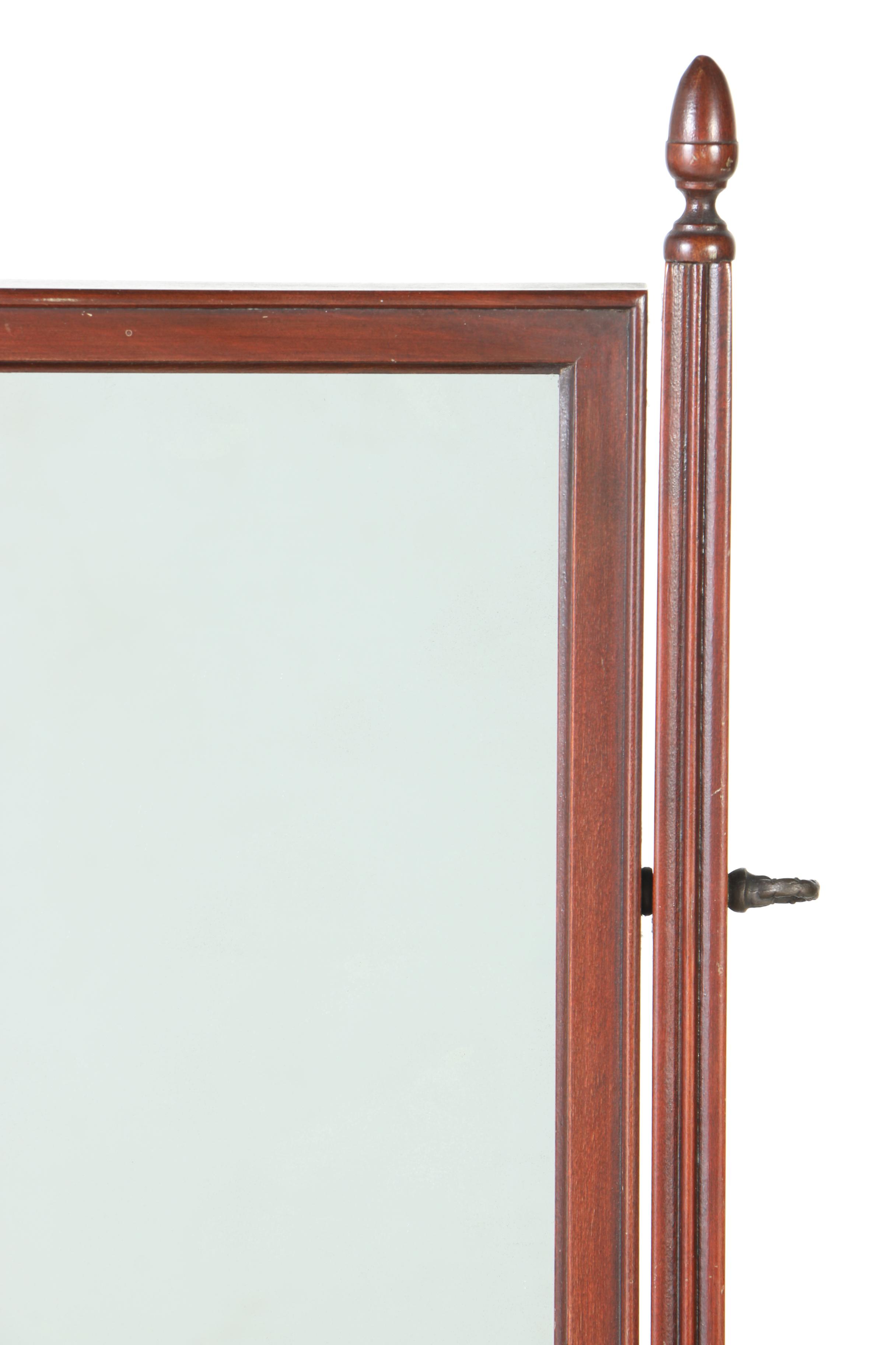 Vintage Mahogany Shaving Stand With Mirror EBTH