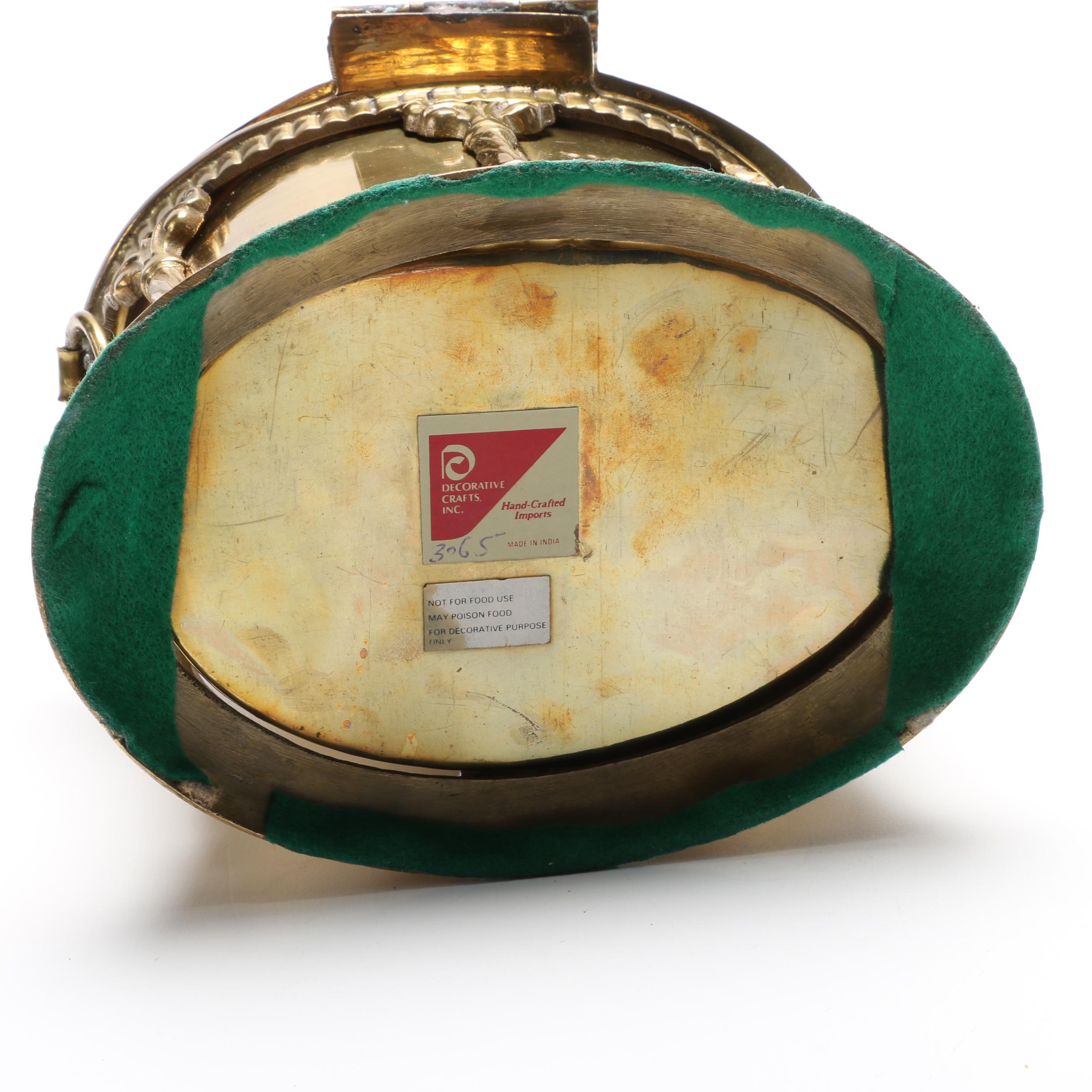 Decorative Crafts Inc. Brass Container EBTH