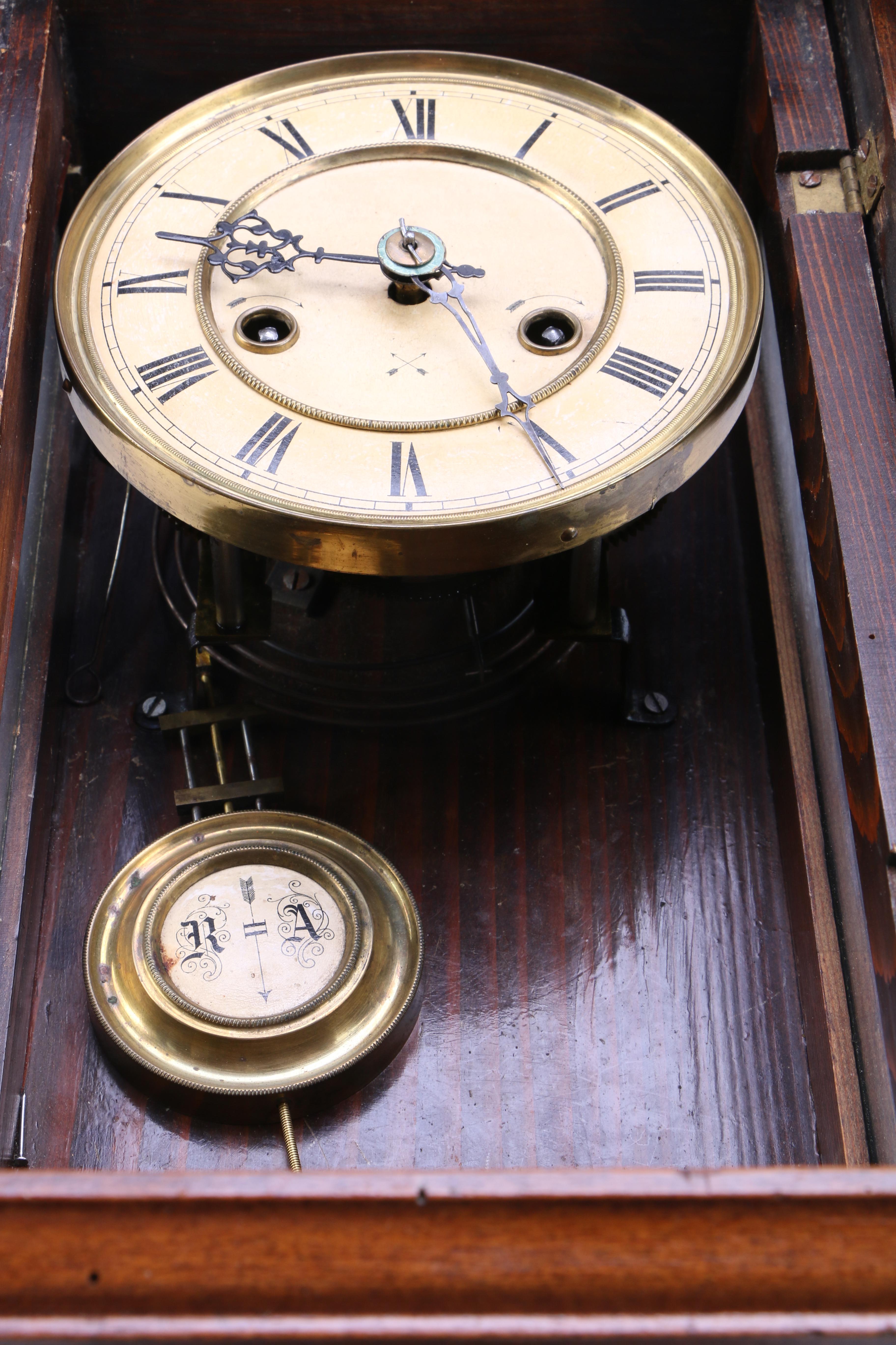 Early 20th Century German Pfeilkreuz Wall Clock EBTH