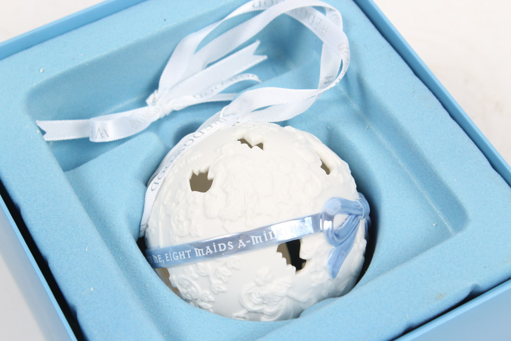 Wedgwood Jasperware "12 Days of Christmas" Ornament EBTH