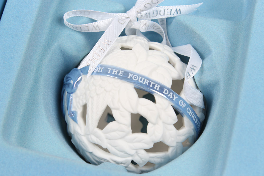 Assorted Wedgwood Jasperware "12 Days of Christmas" Ornaments EBTH