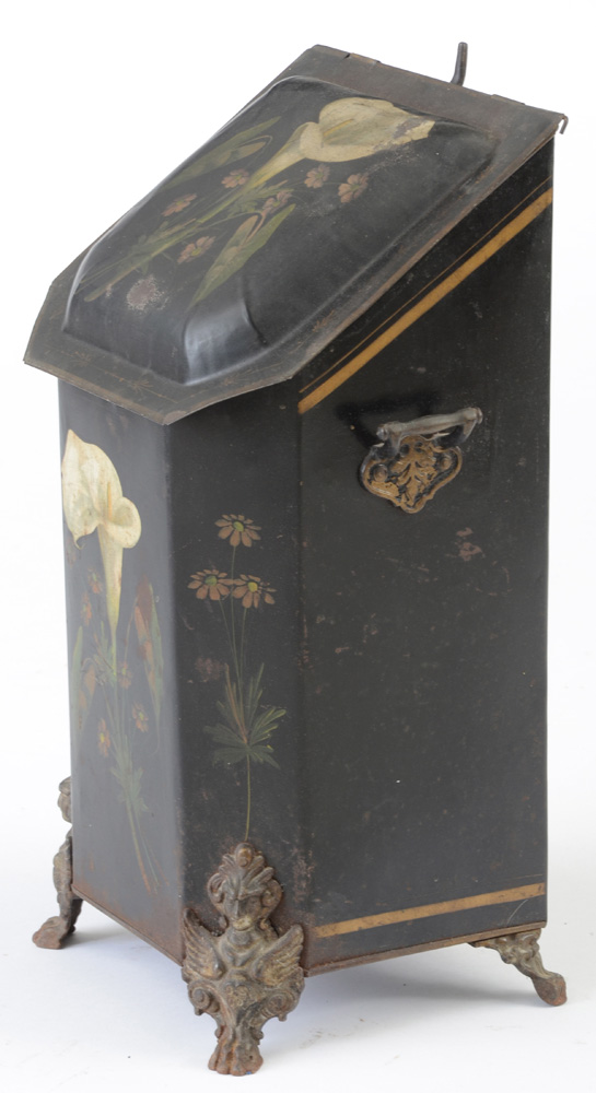 HandPainted Antique Coal Bin EBTH