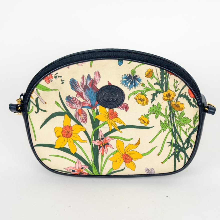Vintage Floral Gucci Handbag : EBTH