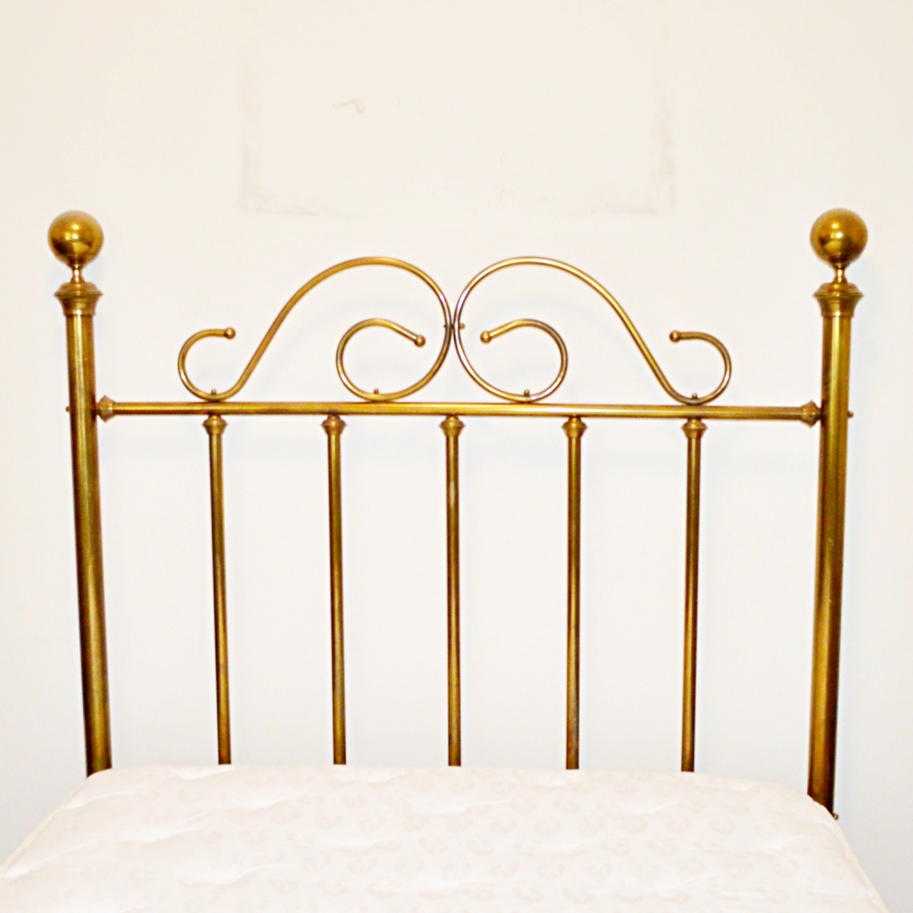 Brass Bed With Mattress Set EBTH