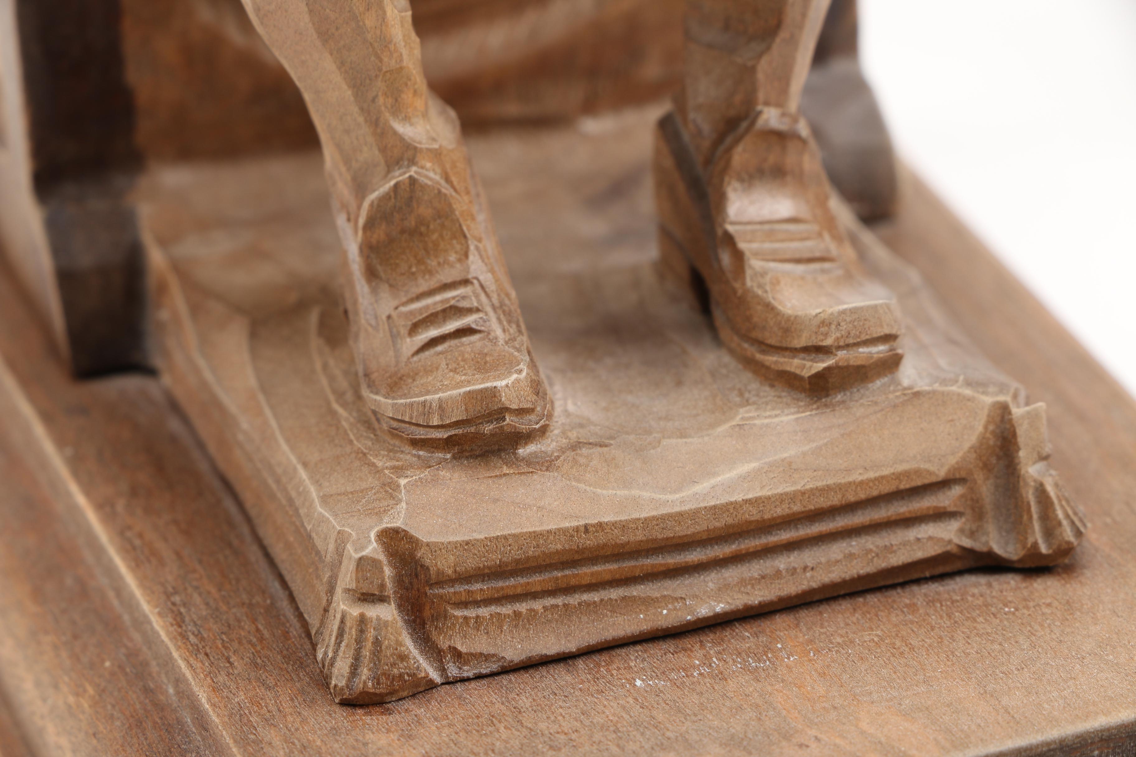 Spanish Carved Wood Bookends EBTH