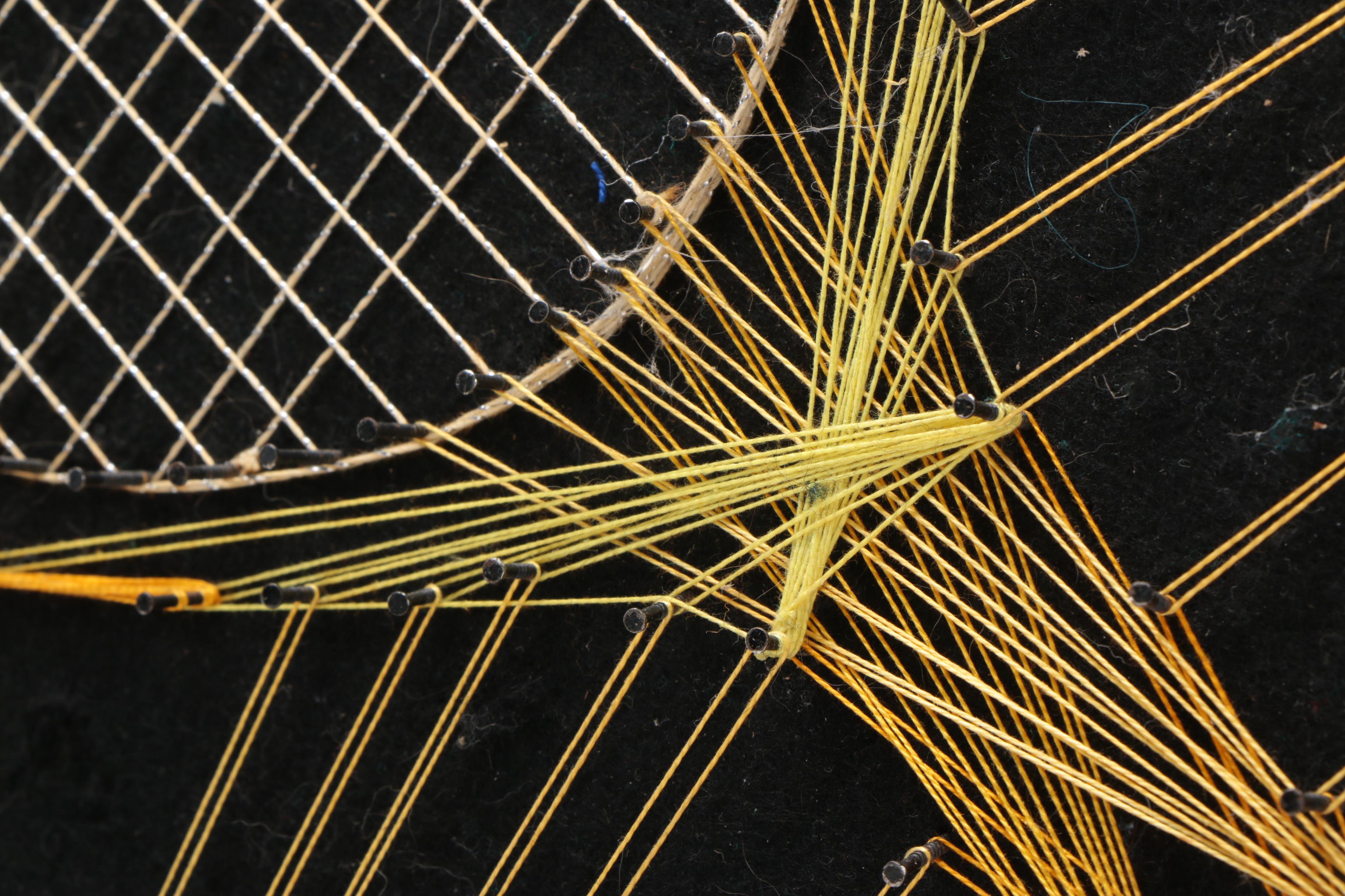 Abstract String Artworks On Board | EBTH